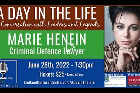 A Day in the Life with Marie Henein - Criminal Defence Lawyer