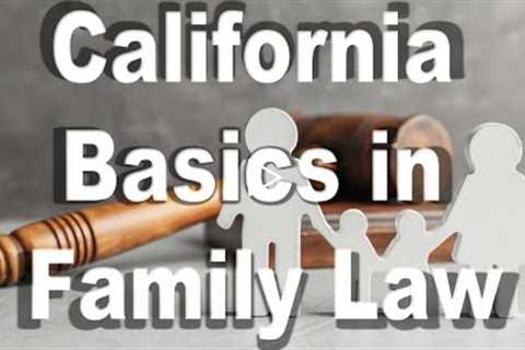 Family Law Basics, Diana Romanovska, Family Law Attorney in San Francisco, California