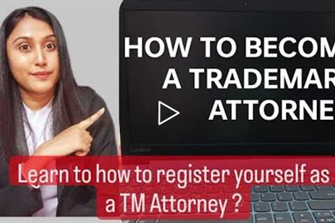 How to Become a trademark  Attorney| Get your Trademark Attorney Code