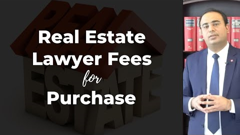 Real estate lawyer fees for a purhcase in Ontario