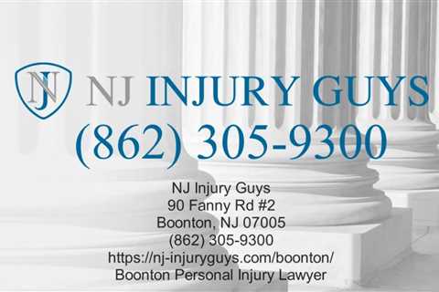 Personal Injury Lawyer Boonton, NJ