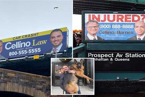 Son of Cellino &amp; Barnes lawyer graces new billboard campaign