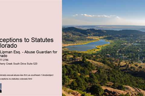 Exceptions to Statutes Colorado