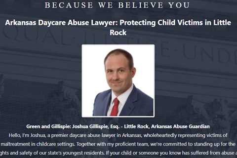 Daycare Sexual Abuse Lawyer Joshua Gillispie Little Rock, AR