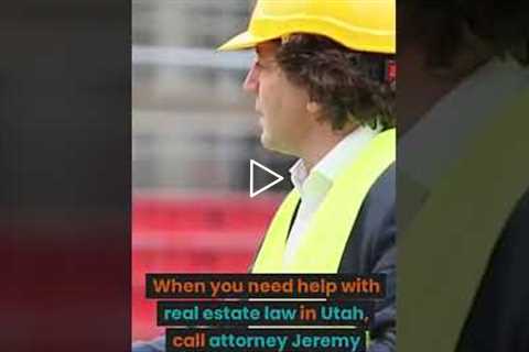 Ogden UT Construction Lawyer Jeremy Eveland (801) 613-1472