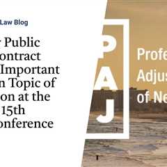 New Jersey Public Adjuster Contract Terms Are Important—A Certain Topic of Conversation at the..