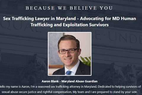 Sex Trafficking Lawyer Aaron Blank Baltimore, MD