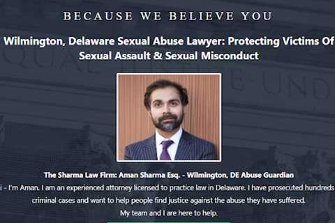 Aman Sharma Wilmington, DE Sexual Assault Lawyer - Abuse Guardian