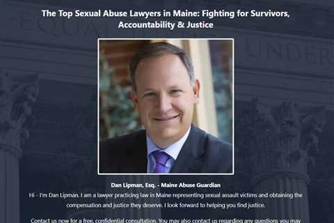 Sexual Assault Lawyer Dan Lipman Maine - Abuse Guardian