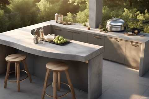 Are Concrete Countertops Good For Outdoor Kitchens?