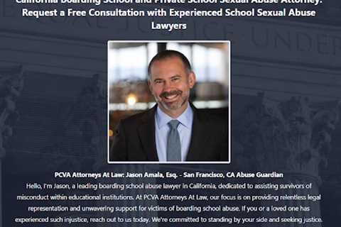 Boarding School Abuse Lawyer Jason Amala California - Abuse Guardian