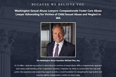 Foster Care Abuse Lawyer Mike Pfau Washington