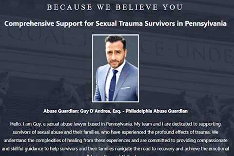 Sex Trauma Lawyer Guy D’Andrea Pennsylvania - Abuse Guardian