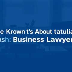 Little Known Facts About Utah Business Lawyers For Widows