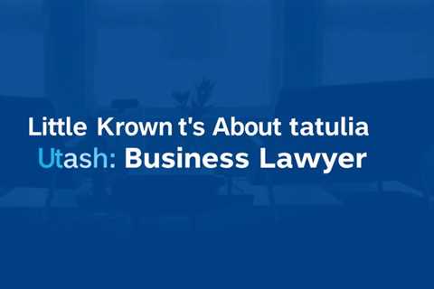 Little Known Facts About Utah Business Lawyers For Widows