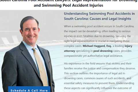 Pool drowning lawyer South Carolina - Michael Haggard 