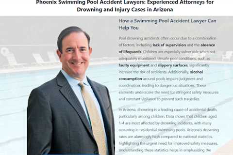 Pool drowning lawyer Arizona
