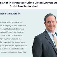Can I Sue For Being Shot in Tennessee · Tuesday, Sep 16 📸