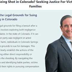 Can I Sue For Being Shot in Colorado · Friday, Sep 26 📸