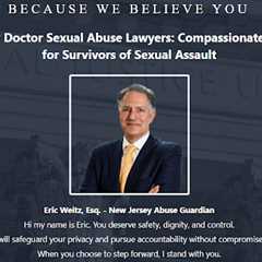 Doctor Sexual Abuse Lawyer NJ Eric Weitz · Friday, Oct 3 📸
