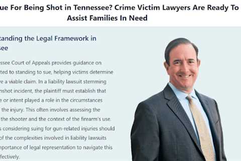 Can I Sue For Being Shot in Tennessee · Tuesday, Sep 16 📸