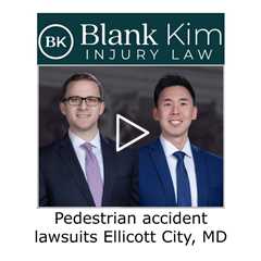 Pedestrian accident lawsuits Ellicott City, MD - Blank Kim Injury Law