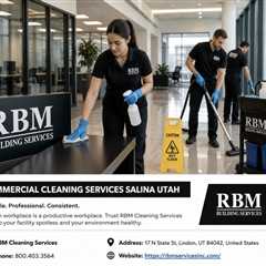 Commercial Cleaning Services Salina Utah