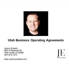 Utah Business Operating Agreements